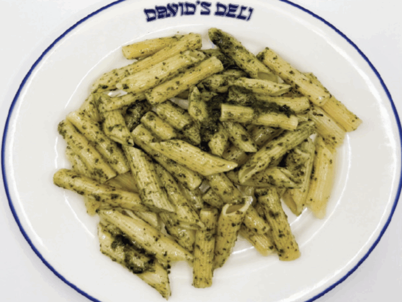 Basil garlic pasta